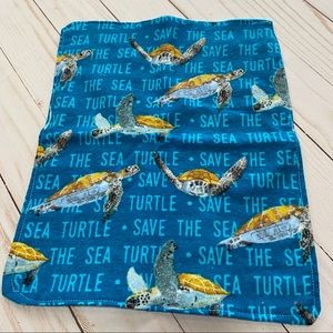 7 Handmade Sea Turtle Unpaper Towels